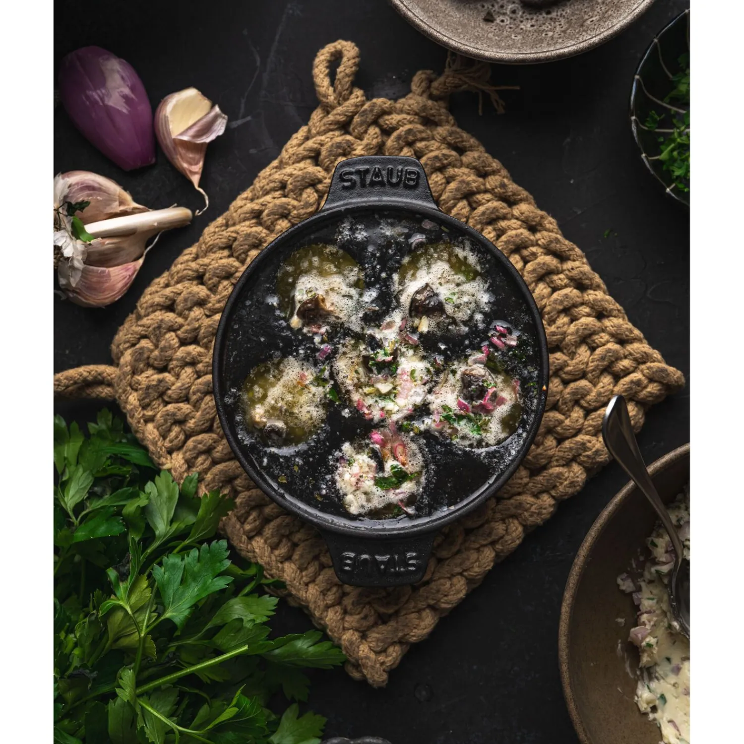 Staub Poêlon à escargots 14 cm Best