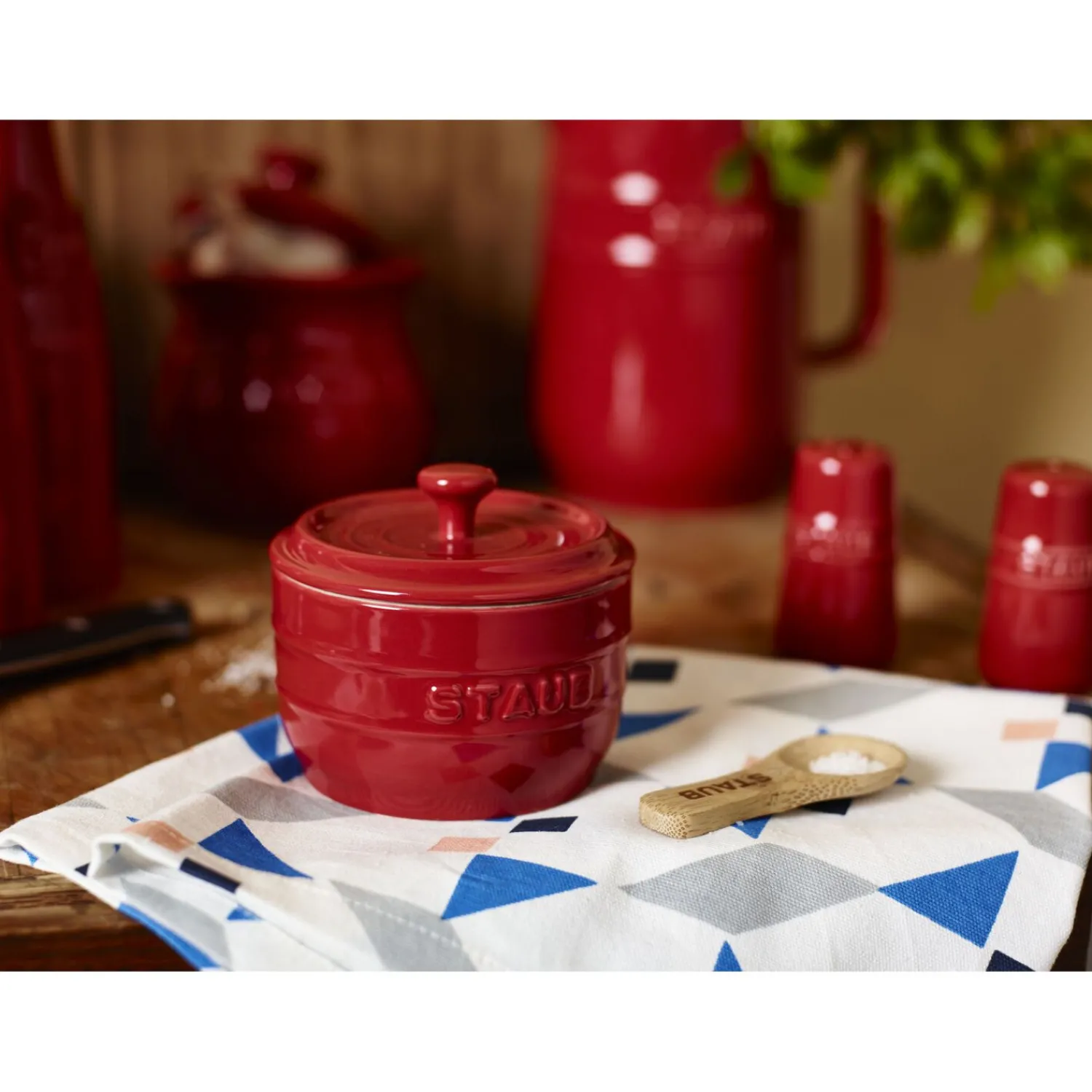 Staub Pot à sel Cerise, Céramique