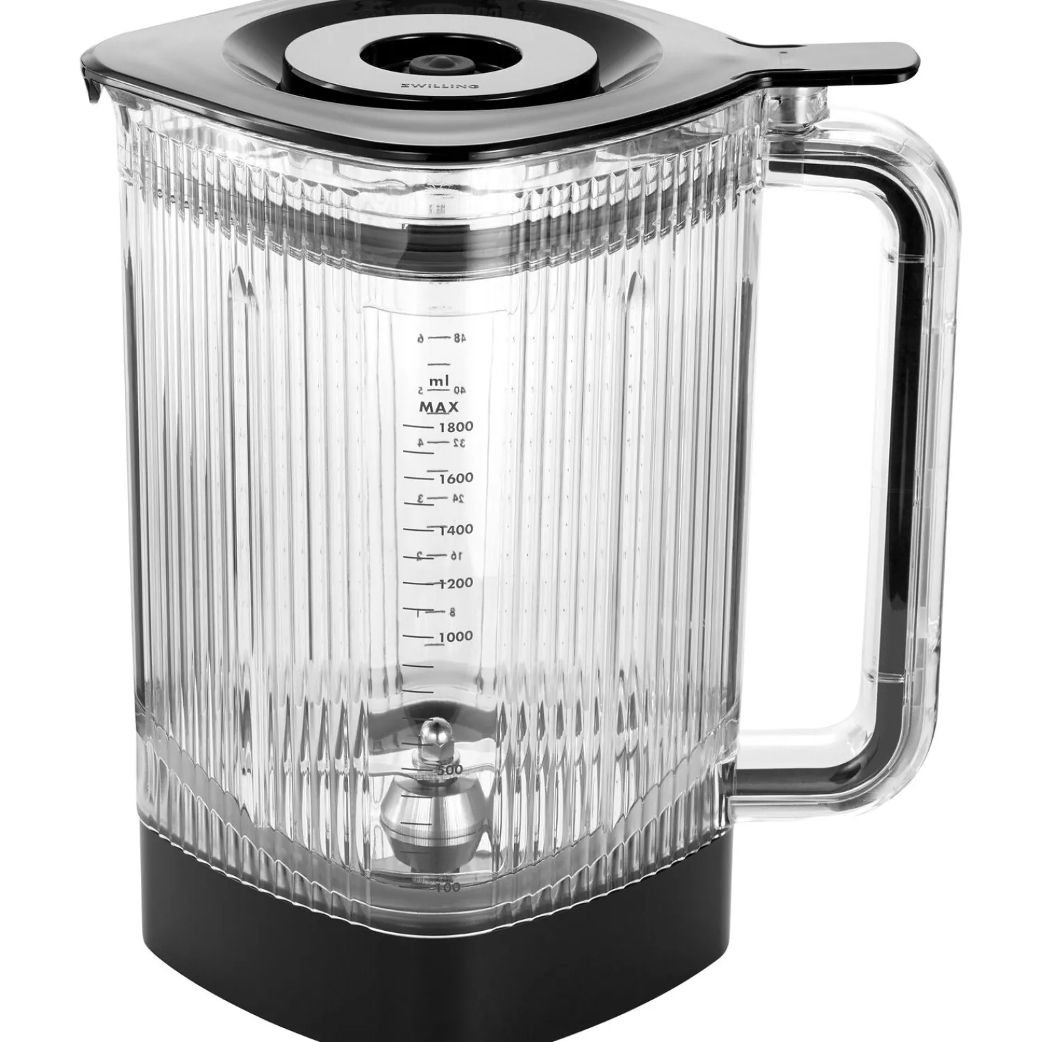 ZWILLING Power Blender Pro avec bol pour robot multifonction, 2-pcs. /1.8/1.2 l, noir mat, Plastique New