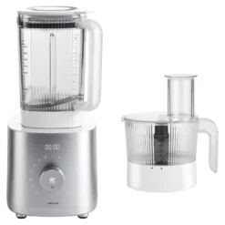 ZWILLING Power Blender Pro avec bol pour robot multifonction, 2-pcs. /1.8/1.2 l, argent, Plastique Hot