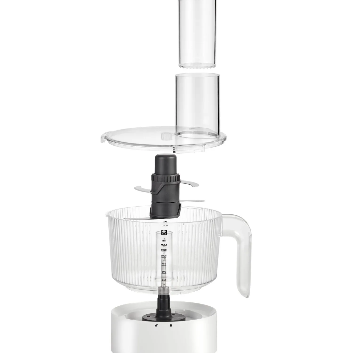 ZWILLING Power Blender Pro avec bol pour robot multifonction, 2-pcs. /1.8/1.2 l, argent, Plastique Hot