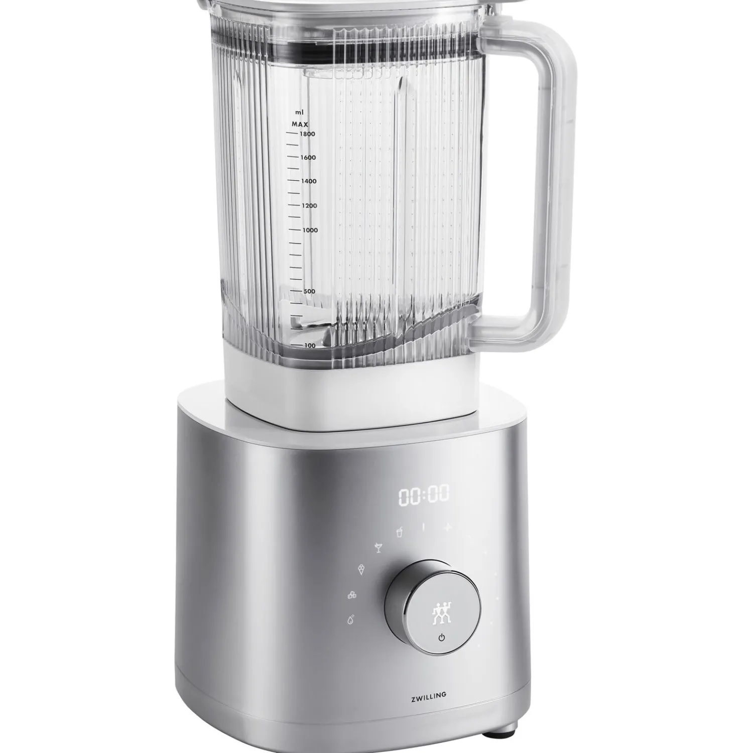 ZWILLING Power Blender Pro avec bol pour robot multifonction, 2-pcs. /1.8/1.2 l, argent, Plastique Hot