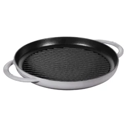 Staub Pure Gril 30 cm, Rond(e), , Fonte Gris graphite New