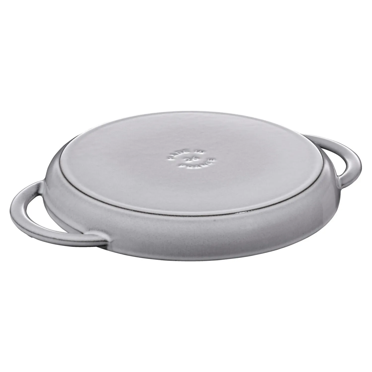 Staub Pure Gril 26 cm, Rond(e), , Fonte Gris graphite Best