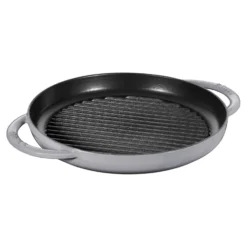 Staub Pure Gril 26 cm, Rond(e), , Fonte Gris graphite Best