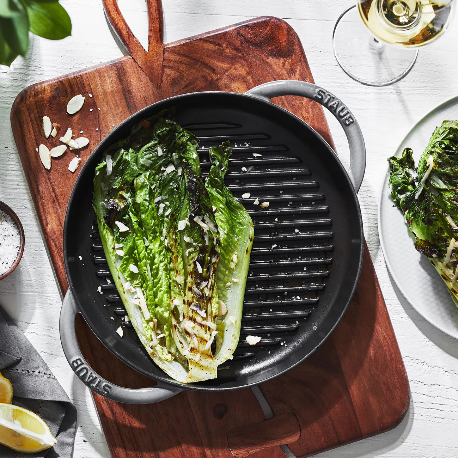 Staub Pure Gril 26 cm, Rond(e), , Fonte Gris graphite Best
