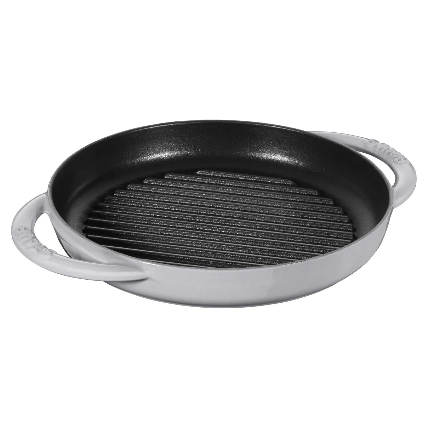 Staub Pure Gril 23 cm, Rond(e), , Fonte Gris graphite Best