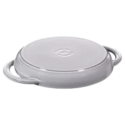 Staub Pure Gril 23 cm, Rond(e), , Fonte Gris graphite Best