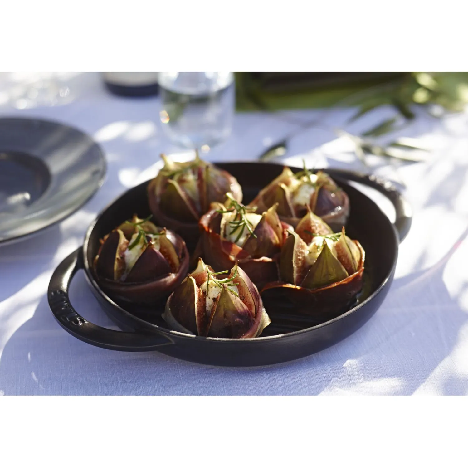 Staub Pure Gril 23 cm, Rond(e), , Fonte Noir mat Best