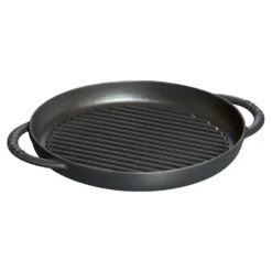 Staub Pure Gril 26 cm, Rond(e), , Fonte Noir mat Online