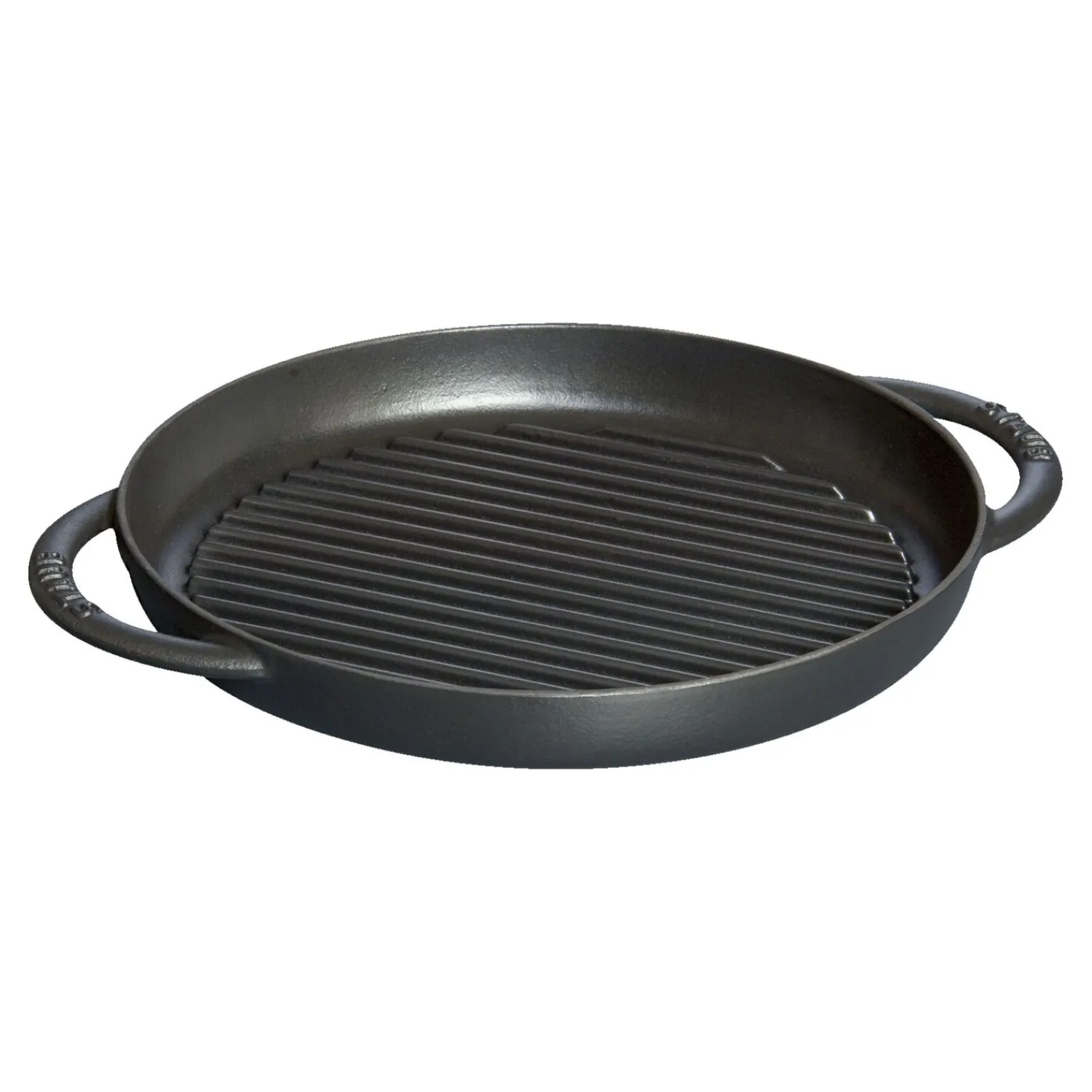 Staub Pure Gril 26 cm, Rond(e), , Fonte Noir mat Online