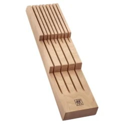 ZWILLING Rangement pour couteaux pour jusqu’à 8 couteaux, Hêtre Clearance