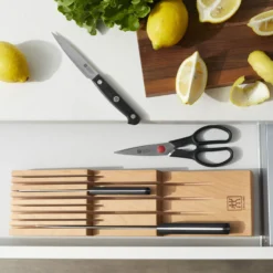 ZWILLING Rangement pour couteaux pour jusqu&rsquo;à 8 couteaux, Hêtre Clearance