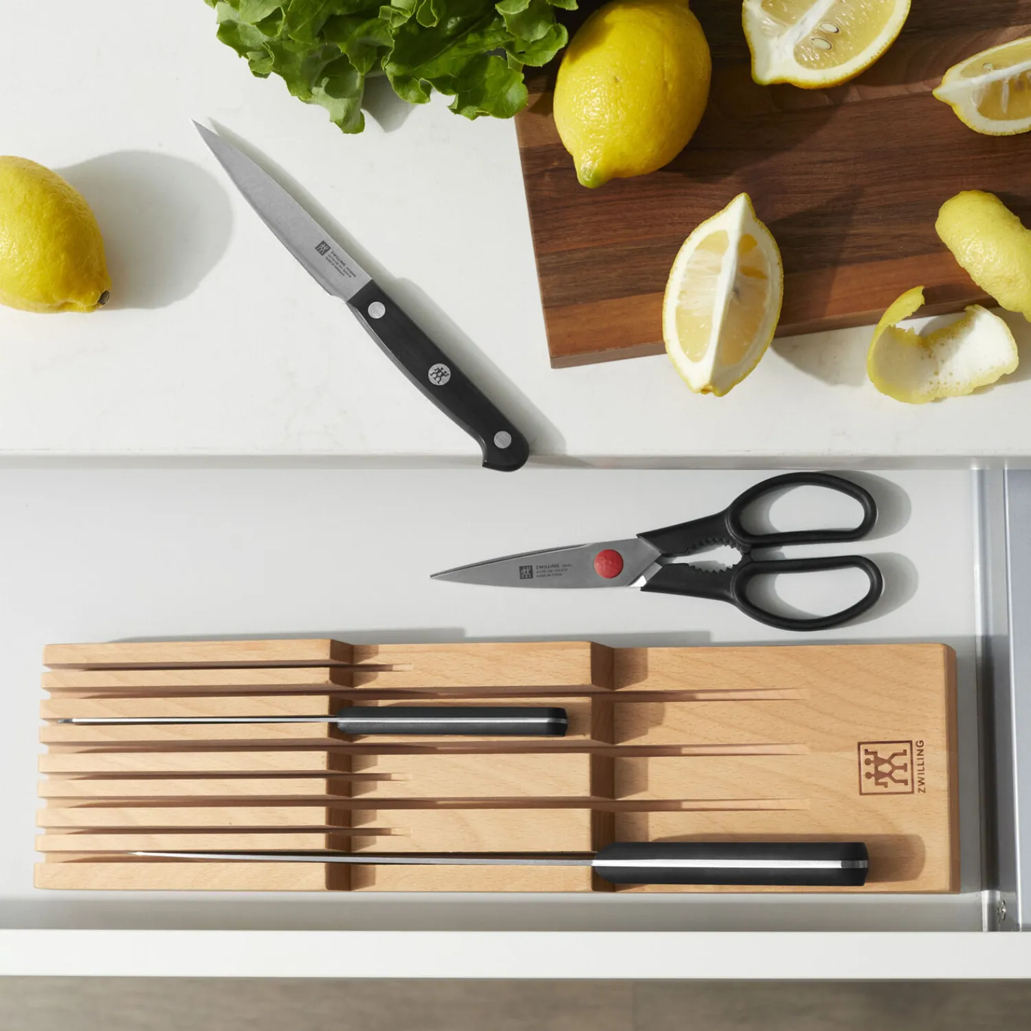 ZWILLING Rangement pour couteaux pour jusqu’à 8 couteaux, Hêtre Clearance