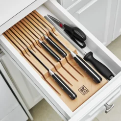 ZWILLING Rangement pour couteaux pour jusqu’à 12 couteaux, Hêtre Hot