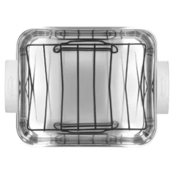 Demeyere Roaster avec grille 39 x 33 cm, Inox 18/10, Argent Clearance