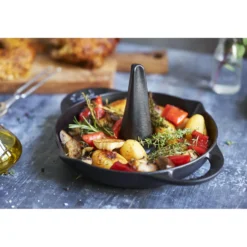 Staub Roaster 24 cm, Fonte, Noir mat Best