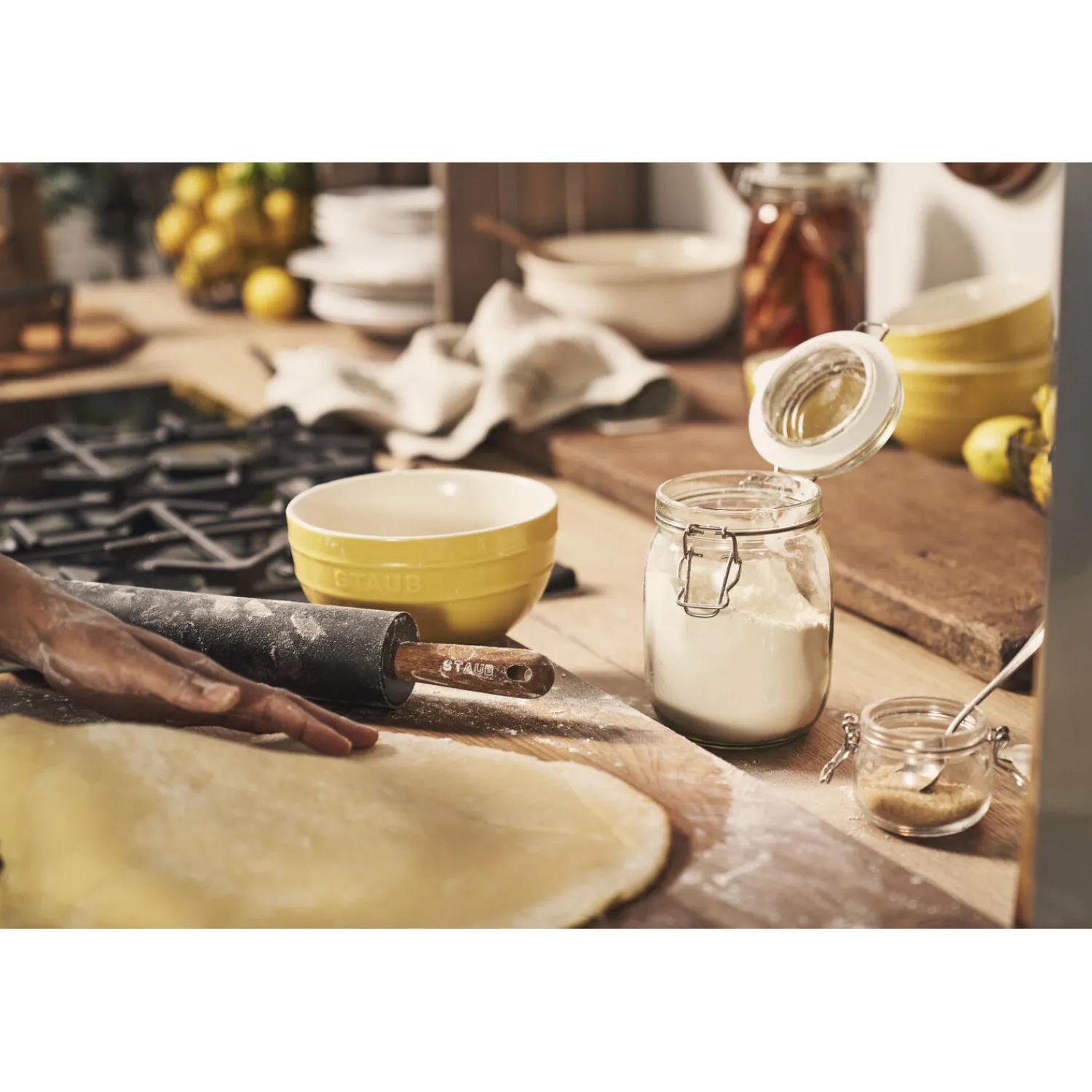 Staub Rouleau à pâtisserie, 45 cm, Acacia Outlet
