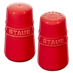 Staub Salière et poivrière 7 cm, Céramique, Cerise Sale