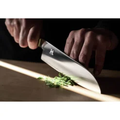 MIYABI Santoku 18 cm, Beige, Tranchant lisse Online