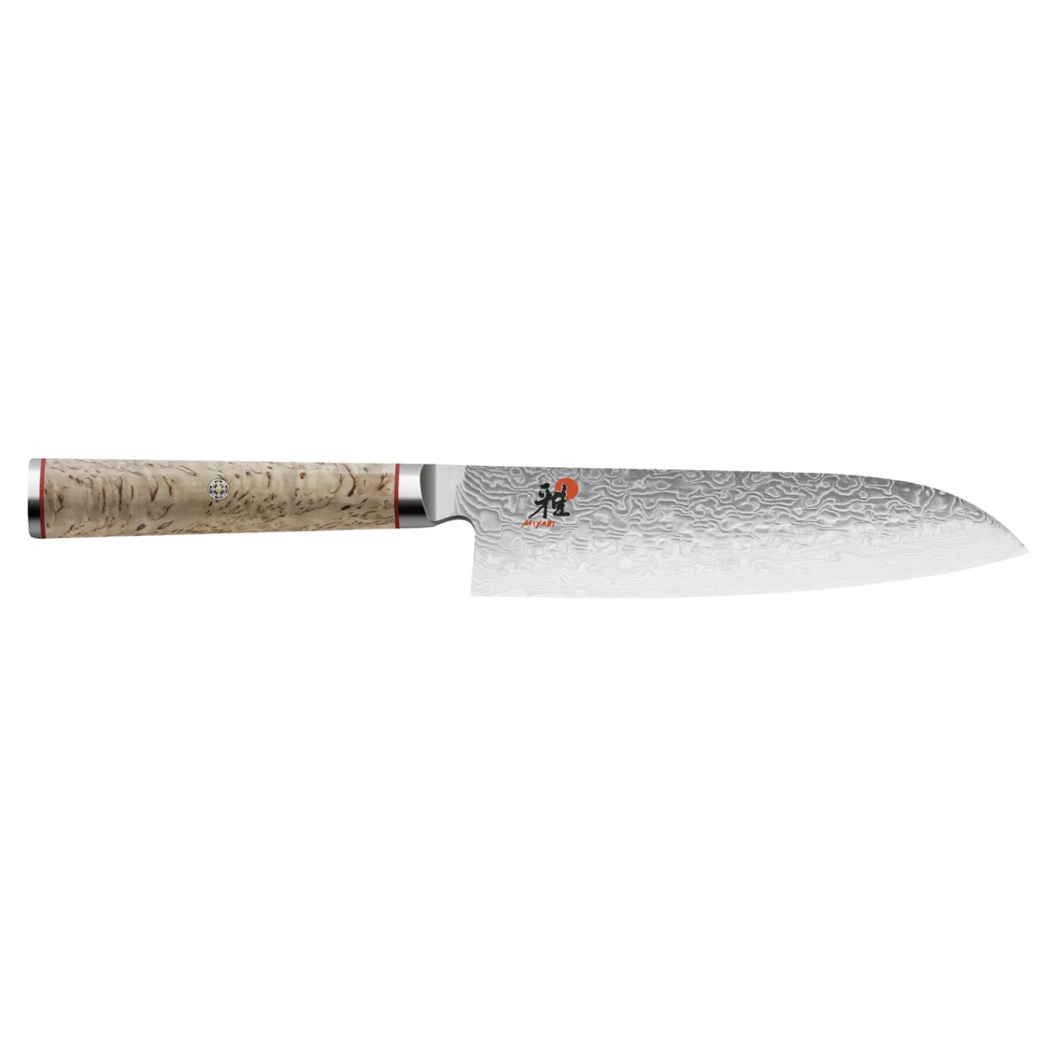 MIYABI Santoku 18 cm, Brun, Tranchant lisse Best