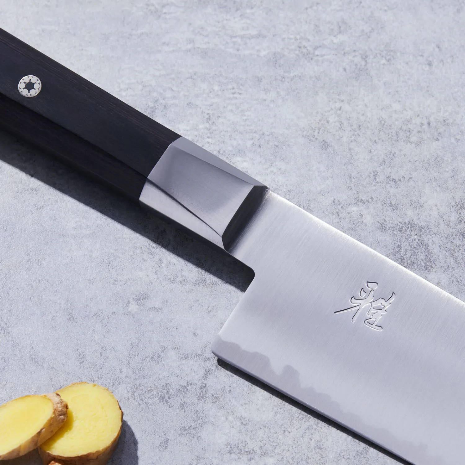 MIYABI Santoku 18 cm, Brun, Tranchant lisse Clearance
