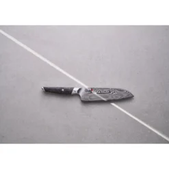 MIYABI Santoku 18 cm, Noir brun, Tranchant lisse Outlet