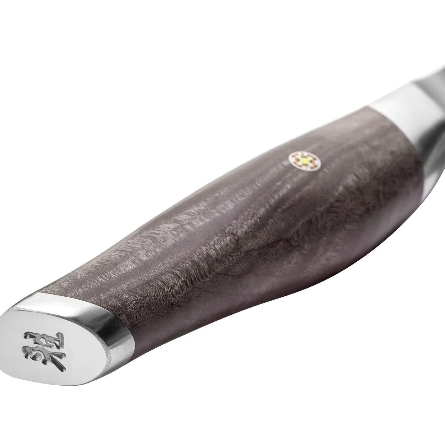 MIYABI Santoku 18 cm, Noir brun, Tranchant lisse Outlet