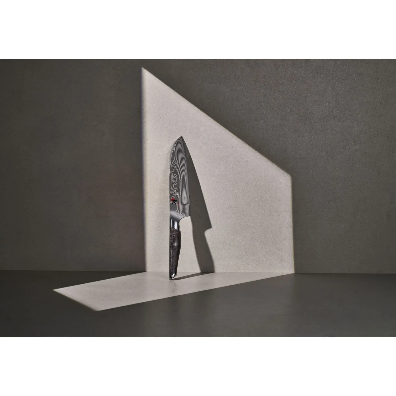 MIYABI Santoku 18 cm, Noir brun, Tranchant lisse Outlet