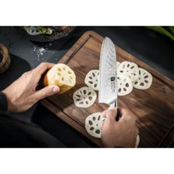 ZWILLING Santoku 18 cm, Tranchant lisse Discount