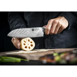 ZWILLING Santoku 18 cm, Tranchant lisse Discount