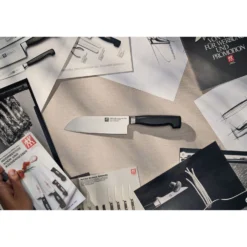 ZWILLING Santoku 16 cm, Tranchant lisse Outlet