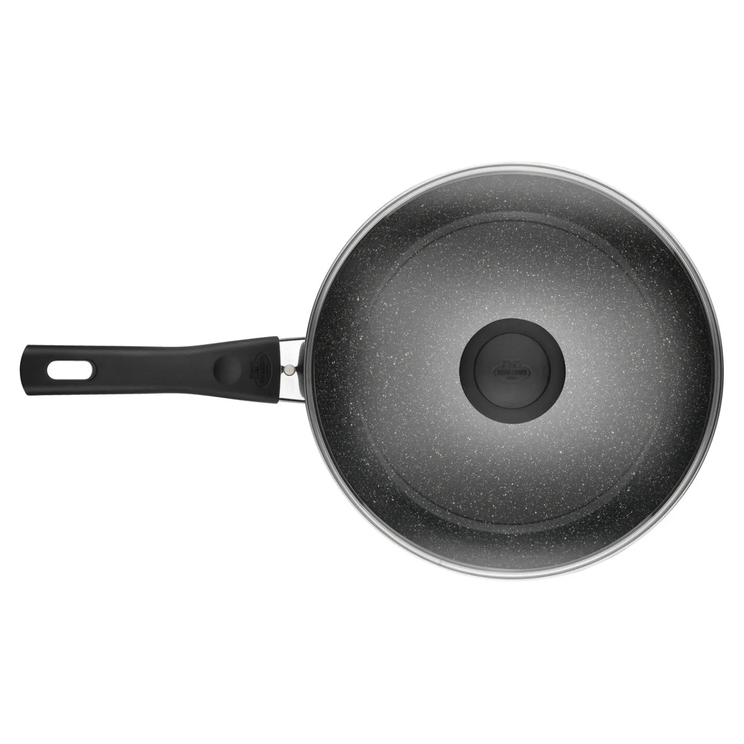 BALLARINI Sauteuse avec couvercle, 28 cm, Aluminium, Revêtement antiadhésif en céramique Hot