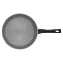 ZWILLING Sauteuse avec couvercle en verre, 28 cm, Aluminium, Revêtement antiadhésif en céramique renforcée en titane Discount