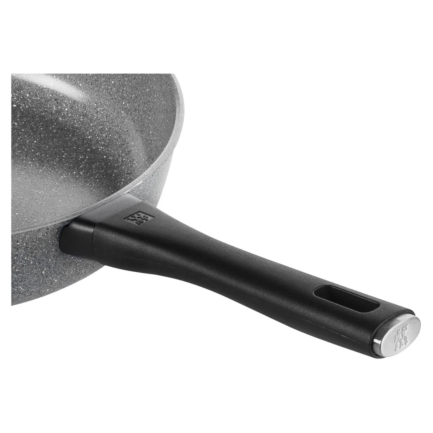 ZWILLING Sauteuse avec couvercle en verre, 28 cm, Aluminium, Revêtement antiadhésif en céramique renforcée en titane Discount