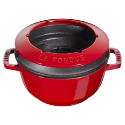 Staub Service à fondue 18 cm, Cerise Discount