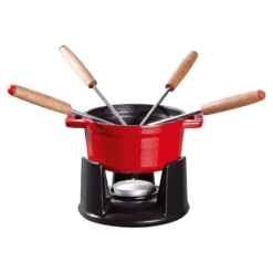 Staub Service à fondue 10 cm, Cerise Discount