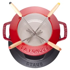 Staub Service à fondue 16 cm, Cerise New