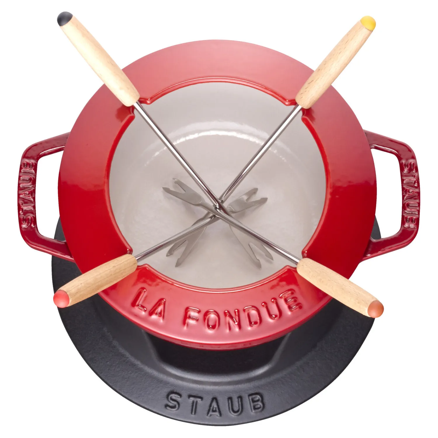 Staub Service à fondue 16 cm, Cerise New