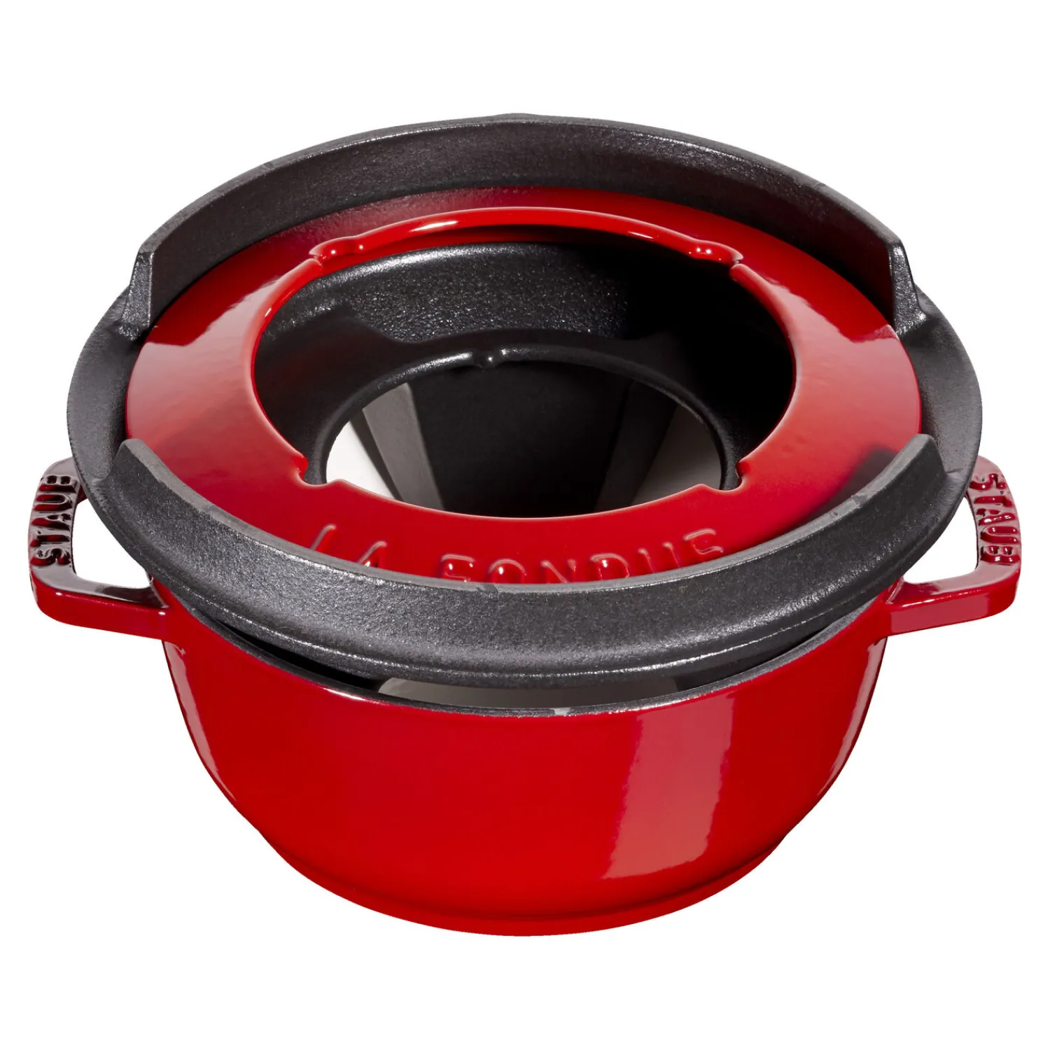 Staub Service à fondue 16 cm, Cerise New