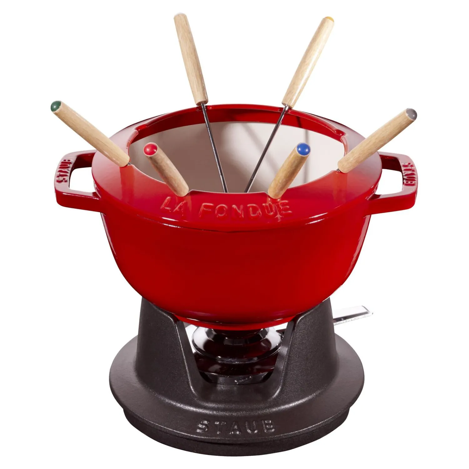 Staub Service à fondue 20 cm, Cerise Online