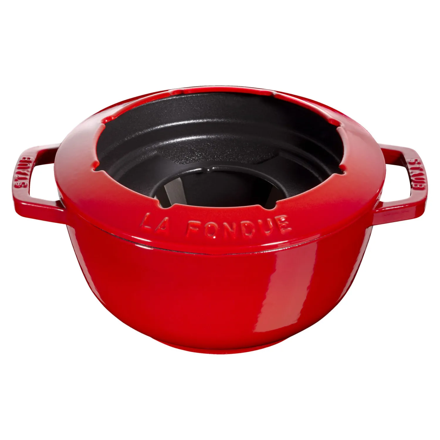 Staub Service à fondue 20 cm, Cerise Online