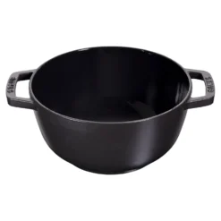 Staub Service à fondue 16 cm, Noir mat Discount