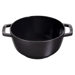 Staub Service à fondue 20 cm, Noir mat Clearance