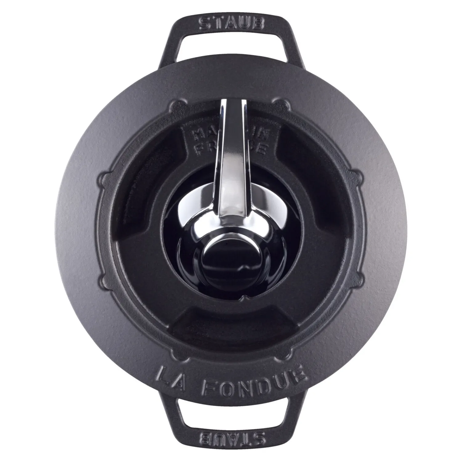 Staub Service à fondue 20 cm, Noir mat Clearance