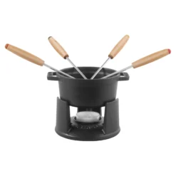 Staub Service à fondue 10 cm, Noir mat Online