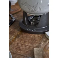 Staub Service à fondue montagne 20 cm, Truffe blanche Discount