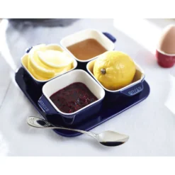 Staub Service à hors-d'œuvre 5-pcs Bleu intense Outlet
