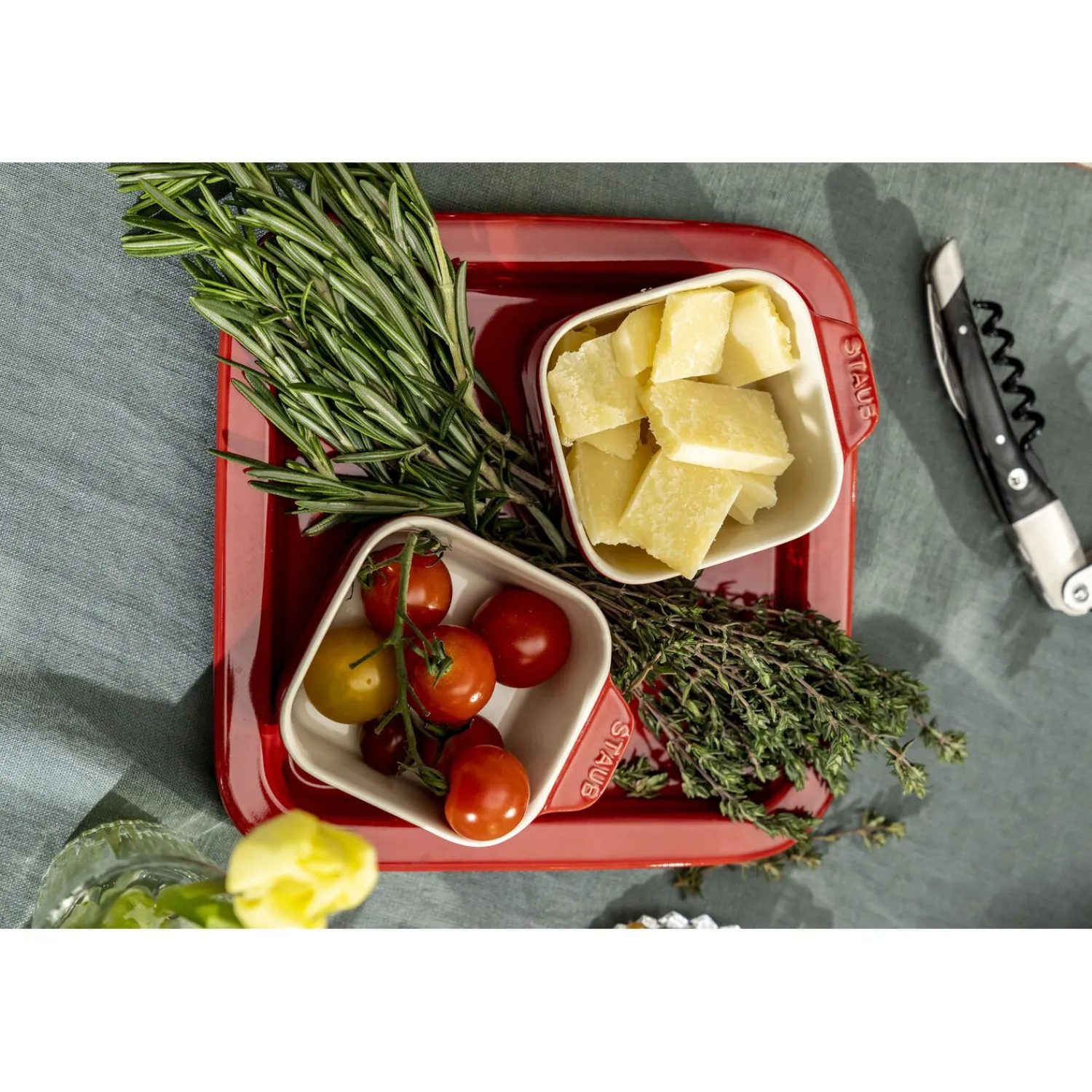 Staub Service à hors-d'œuvre 5-pcs Cerise