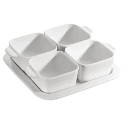 Staub Service à hors-d'&oelig;uvre 5-pcs Blanc